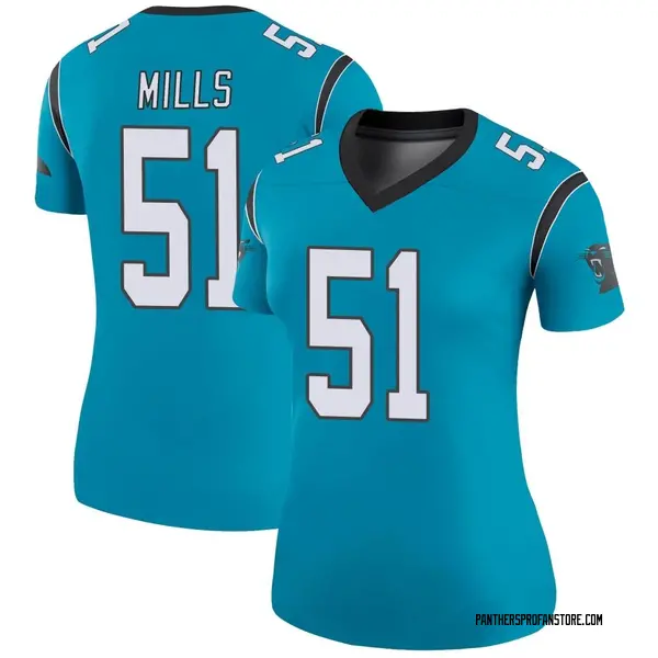 carolina panthers jersey color