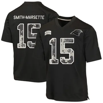 Youth Ihmir Smith-Marsette Carolina Panthers Game Black 2026 Salute to Service Jersey
